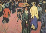 Ernst Ludwig Kirchner The Street (mk09) oil painting reproduction